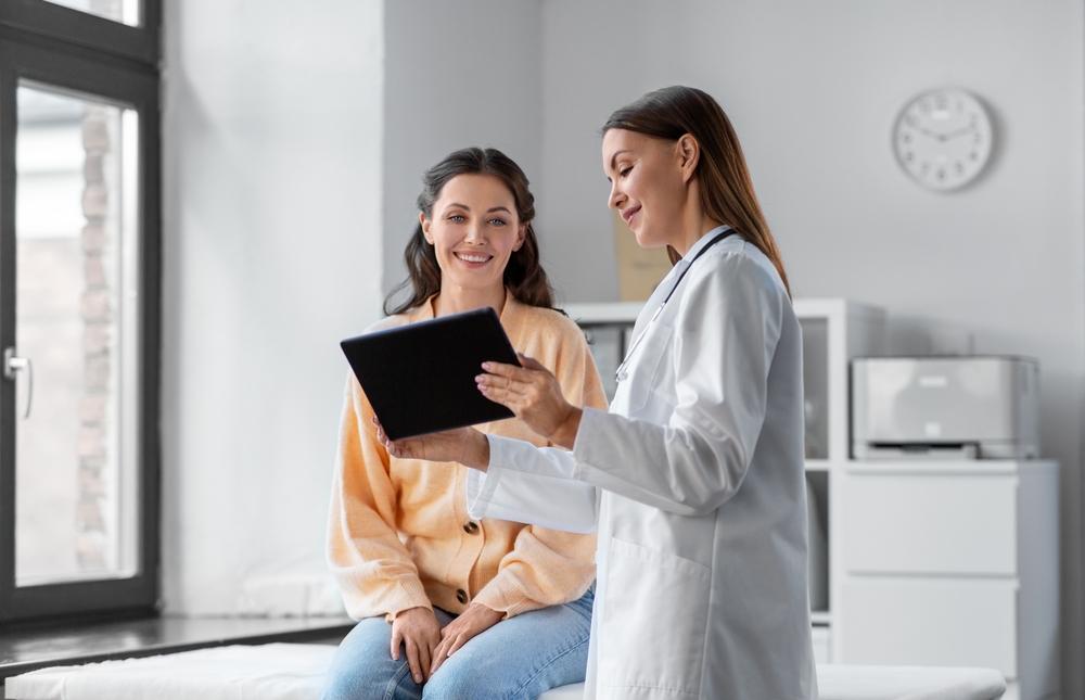 doctor and patient discussing IPL treatment cost in Washington, D.C.
