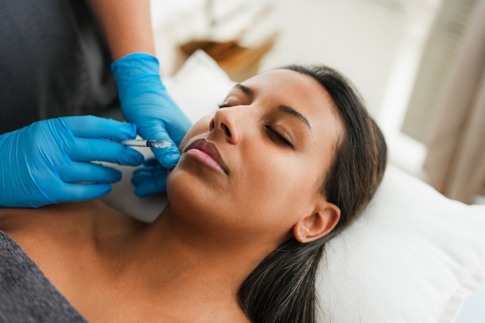 woman trying injectables in Capitol Hill