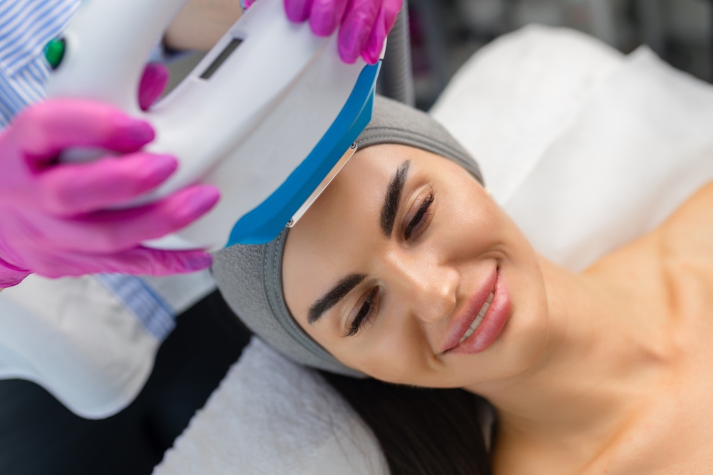 woman getting IPL photofacial in Capitol hill