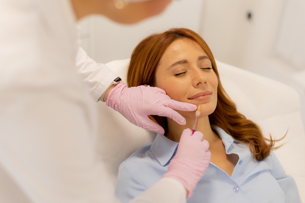 woman getting lip fillers in Washington DC