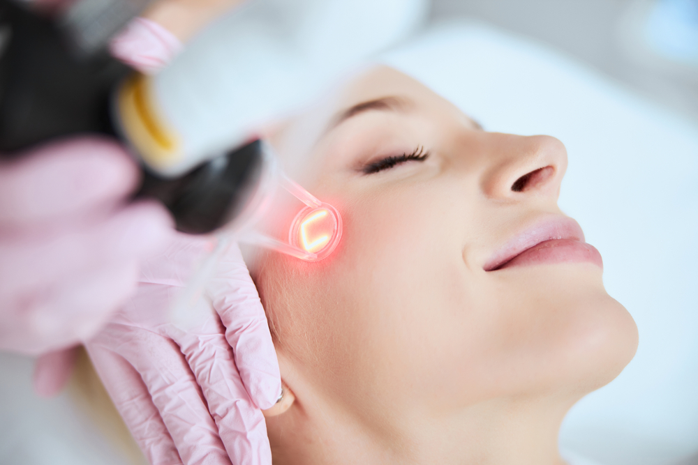 woman getting pico laser treatments in Capitol Hill