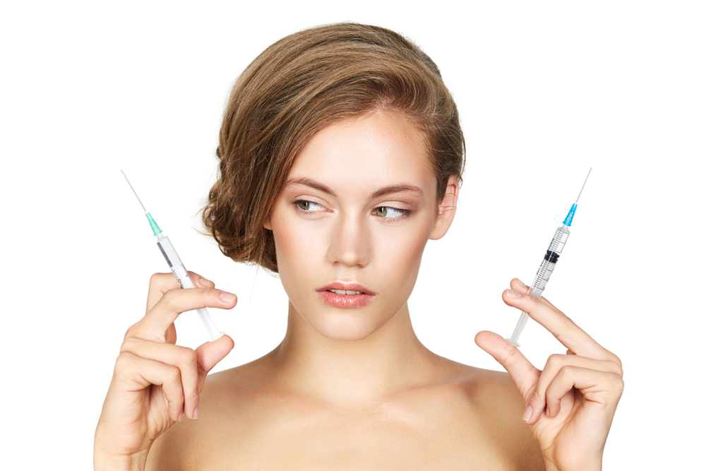 woman deciding between Botox, filler or both in Capitol Hill